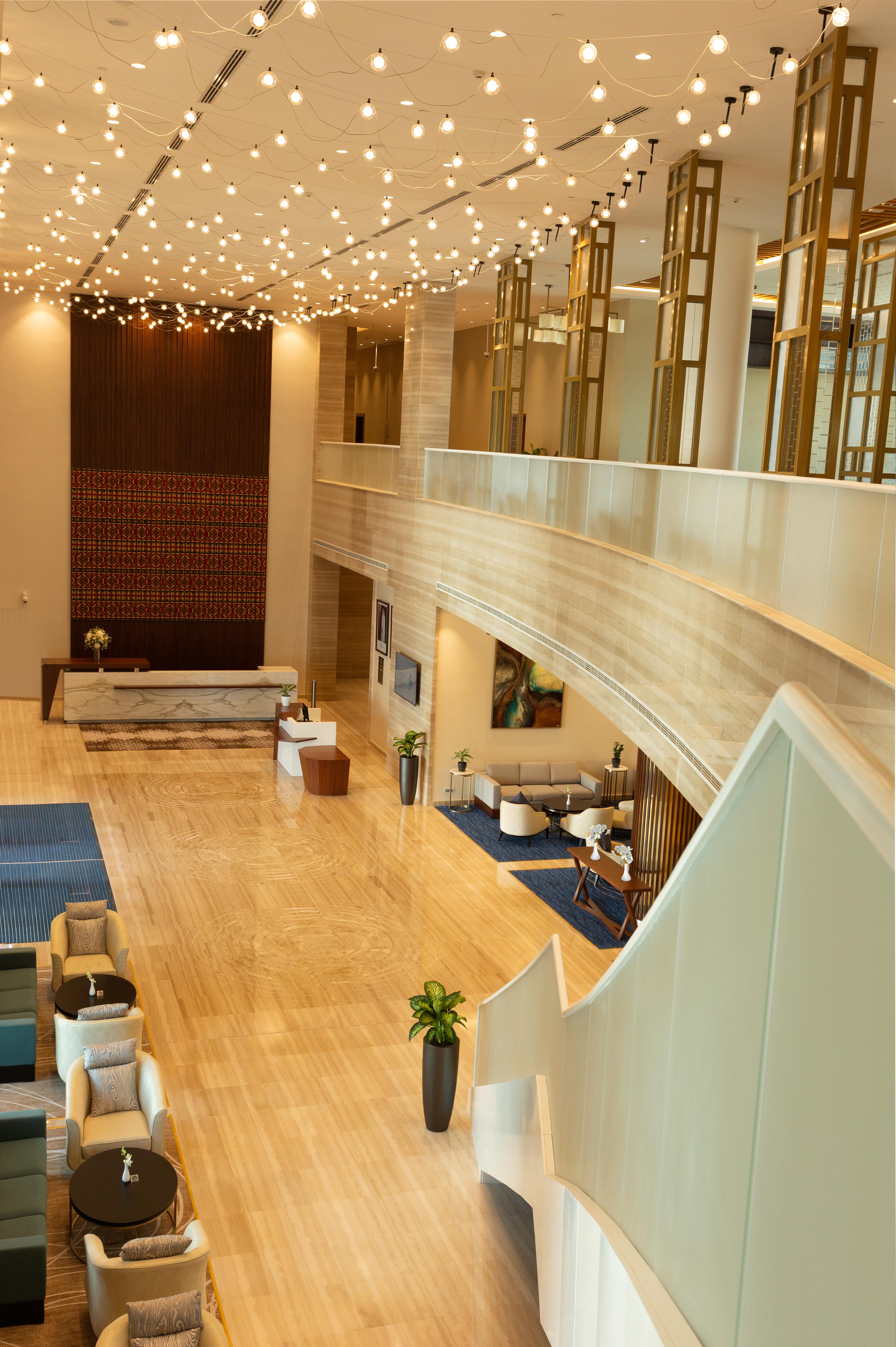 Hotel Dusitd2 Salwa Ad Dawhah Esterno foto The lobby of the hotel